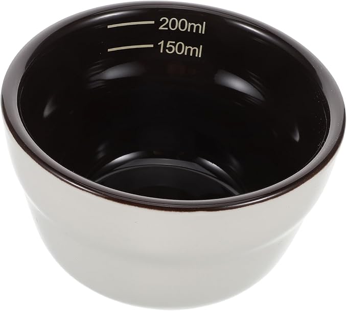 Porcelain Cupping Cup Ceramic Measuring Cup Coffee Beans Dosing Weigh Coffee by DIYEAH