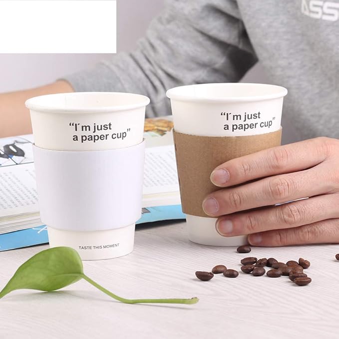 EchoDone 8 oz Disposable Coffee Cup Sleeves - Image 4