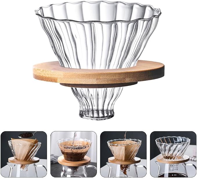 Cabilock Glass Coffee Dripper/Filter Pour Coffee Over Dripper - Image 6