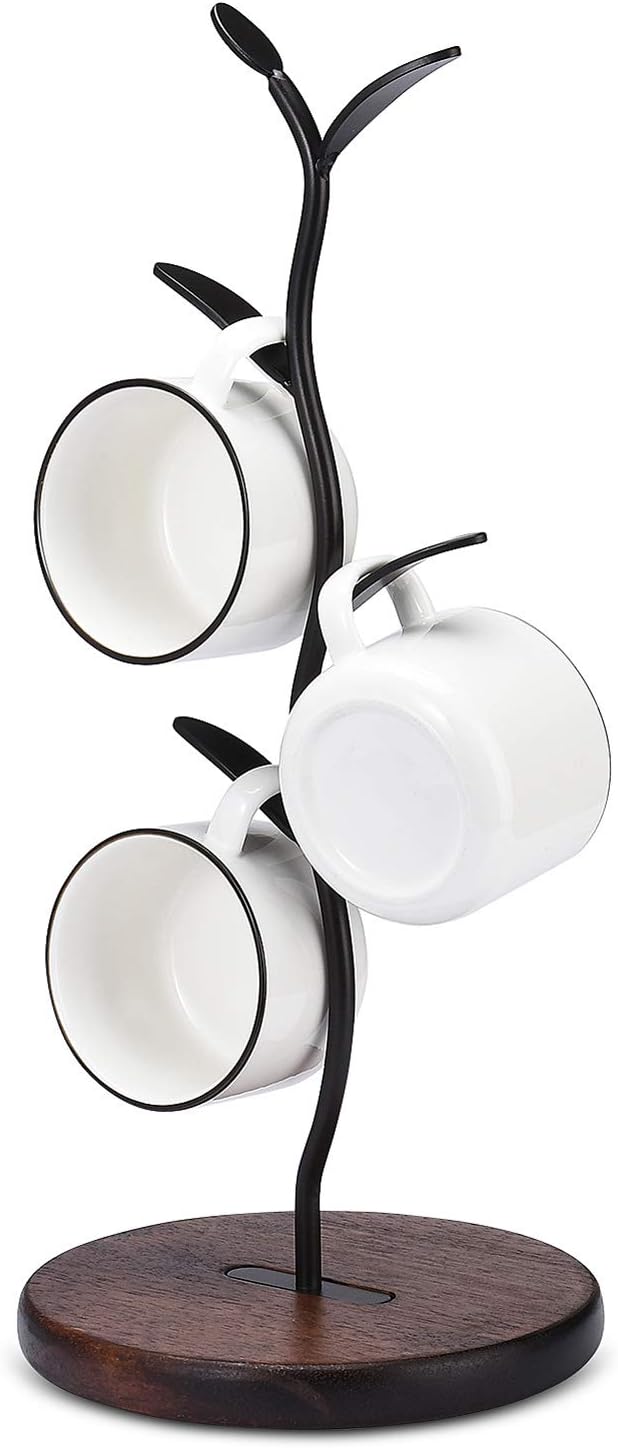ALLCENER Mug Holder, Countertop Mug Tree, Coffee Mugs & Tea Cup Storage Rack by ALLCENER