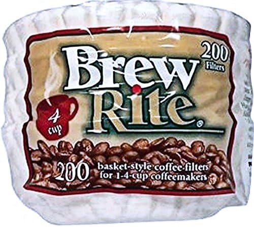 Brew Rite 4 Cup Coffee Basket Disposable Filters - Image 3