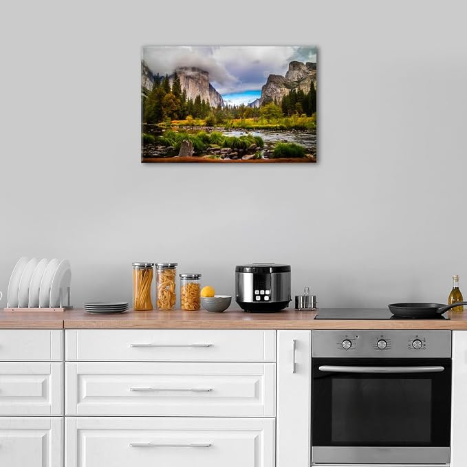 Yosemite Canvas Wall Art for Office Wall Decor National Park Mountain Landscape - Image 5