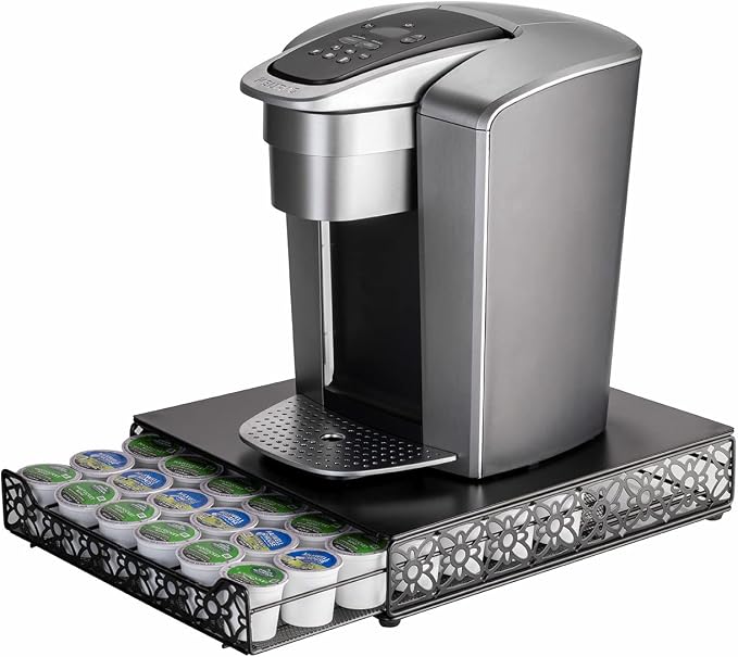 FlagShip K Cup Drawer Holder for Keurig Pods K Cup Storage Organizer Drawer by FlagShip