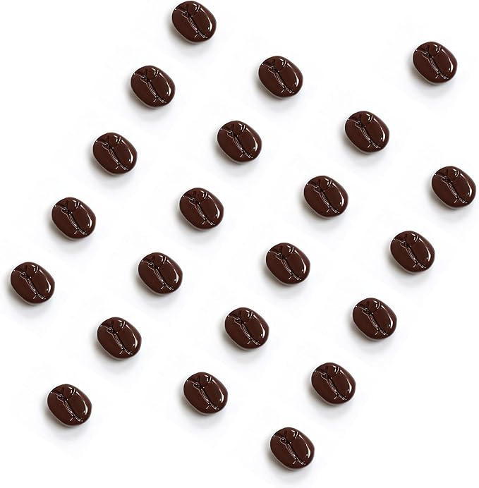 22Pcs Cute Coffee Bean Decor Fridge Magnets, Gift by JATYP