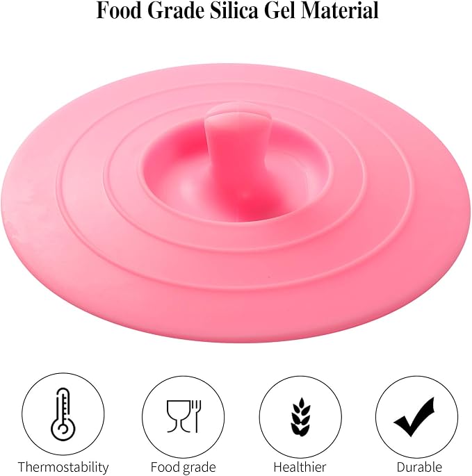 Silicone Cup Covers ， Multicolored Silicone Lids - Image 6