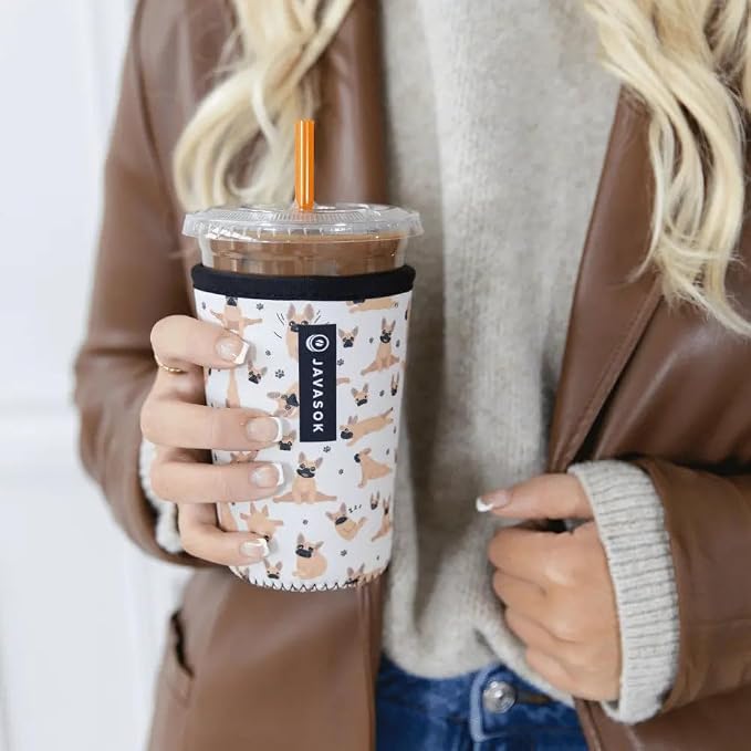 Sok It JavaSok Iced Coffee & Cold Soda Insulated Neoprene Cup Sleeve - Image 2