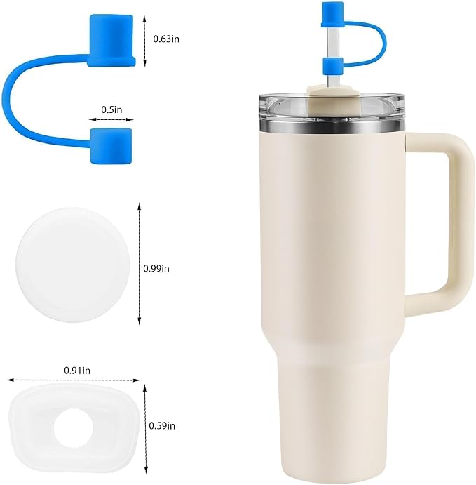 MOLOSLEEVE 21 Colors Straw Toppers Include A Set of Leak-proof Plugs, - Image 3