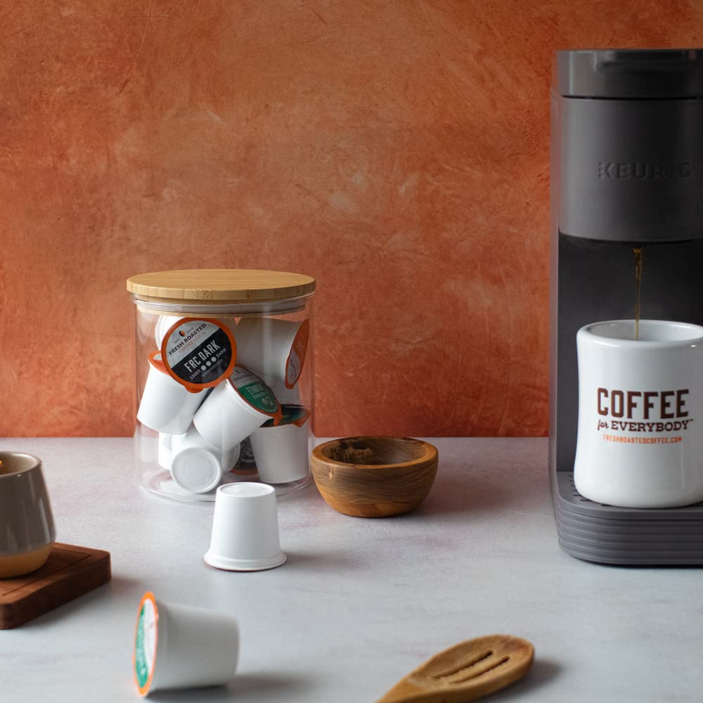 Fresh Roasted Coffee, Blackbeard's Revenge, Medium Roast, 72 Pods for K Cup Brewers
