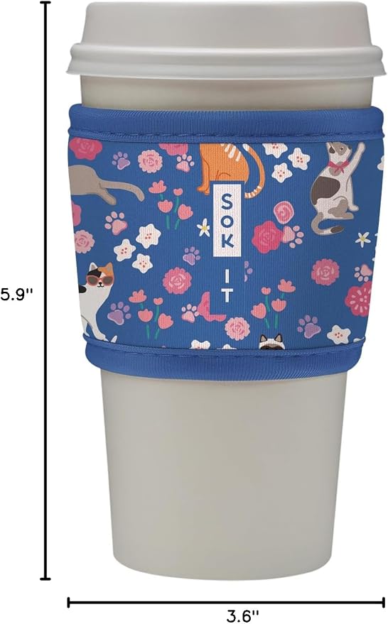 Sok It HotSok Coffee & Tea Reusable Insulated Neoprene Cup Sleeve - Image 7