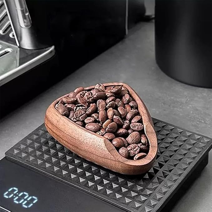 Walnut Wood Coffee Dosing Cup & RDT Spray Bottle Set | Espresso Coffee - Image 2