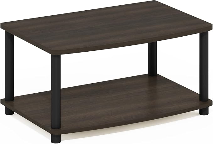 Furinno TURN-N-TUBE TV Riser Stand, 2-Tier Small Elevated No Tools TV Stand - Image 7