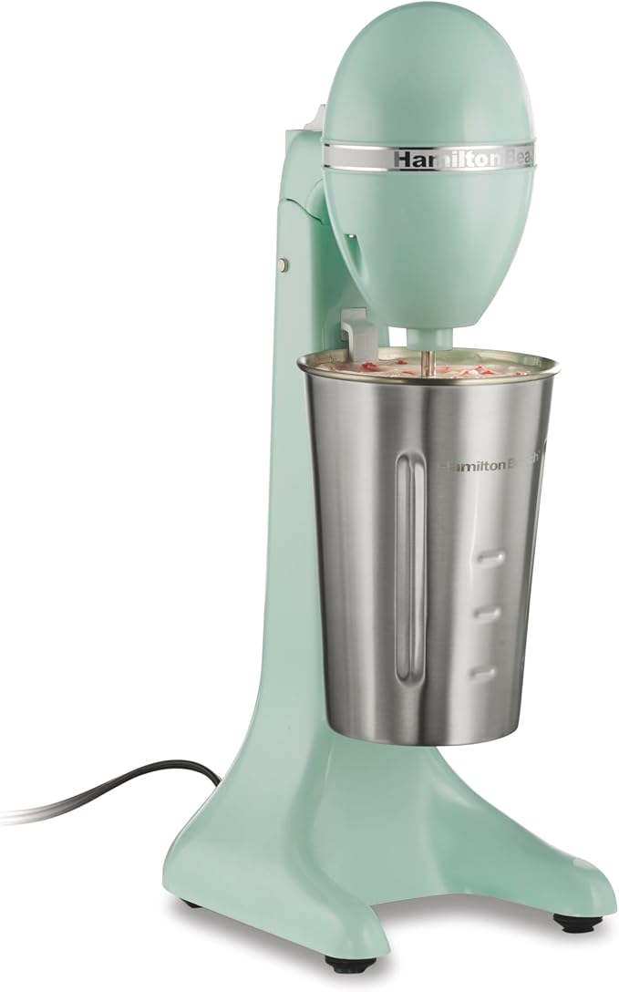 Hamilton Beach DrinkMaster Electric Drink Mixer, Retro Milkshake Maker & Milk by HamiltonBeach