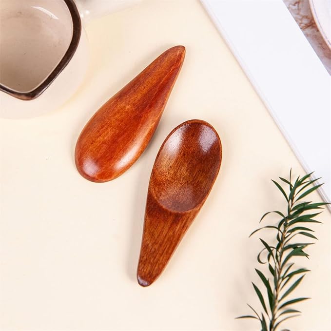 3 Pieces Mini Wooden Spoons, Small Salt Spoon - Image 6