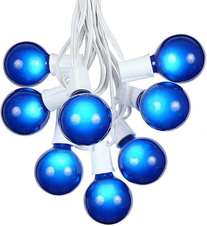 25 Foot G50 Outdoor Patio String Lights by NoveltyLights-LightExperts