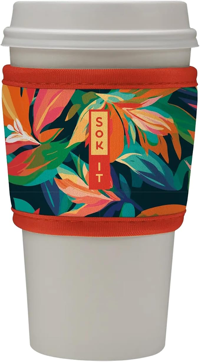 Sok It HotSok Coffee & Tea Reusable Insulated Neoprene Cup Sleeve by SokIt