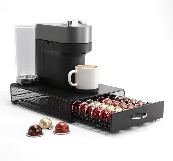 Coffee Pod Holder Drawer, Coffee Capsule Tray Drawer Organizer by SYSYLY