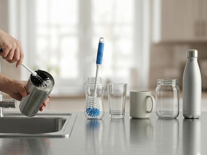 Bottle Brush Cleaner Set, Long Water Bottle Brushes - Image 7