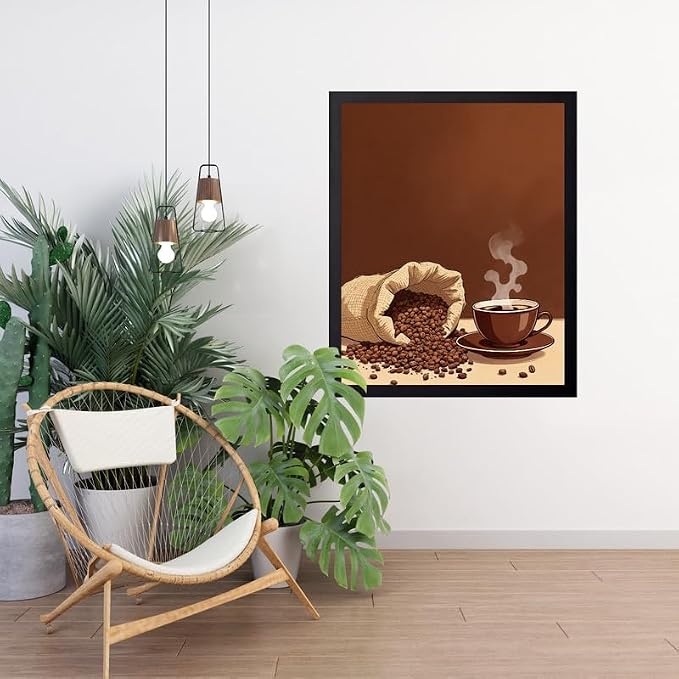 Lawrence Williams Designs Coffee Beans and Cup Poster - Image 6