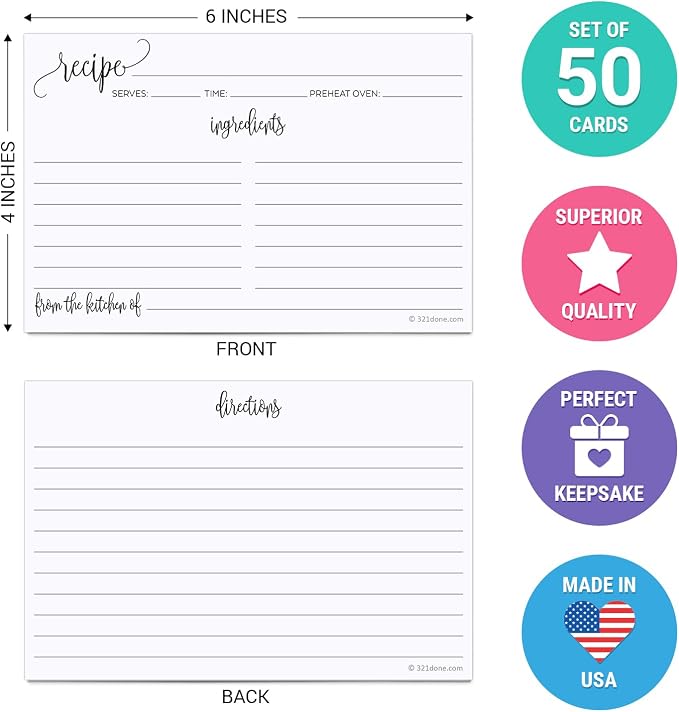 321Done Recipe Cards - Image 2