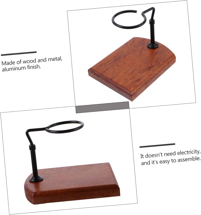 OSALADI 1pc Wood Coffee Dripper Stand Filter Cup Holder - Image 7