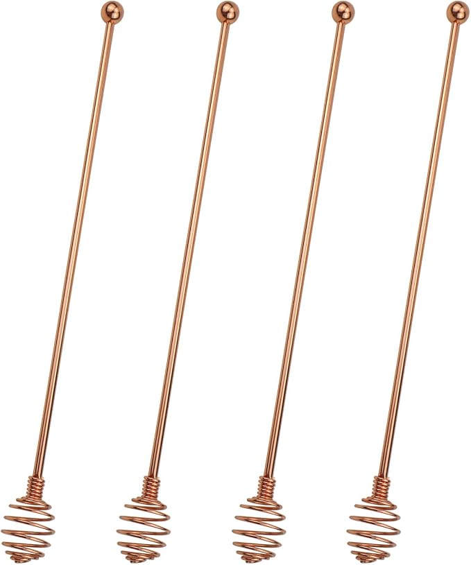 Specialty Spoons, BURLIHOME Stainless Steel Swizzle Sticks Mixing Spoon by BURLIHOME