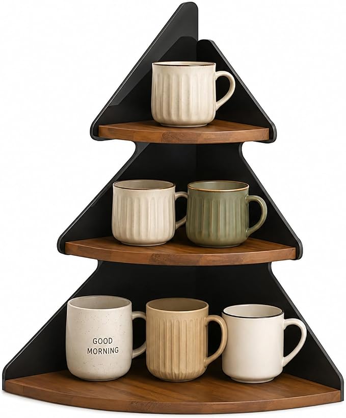 Coffee Mug Organizer Corner, Corner Coffee Mug Holder, Cup Organizer by Unknown
