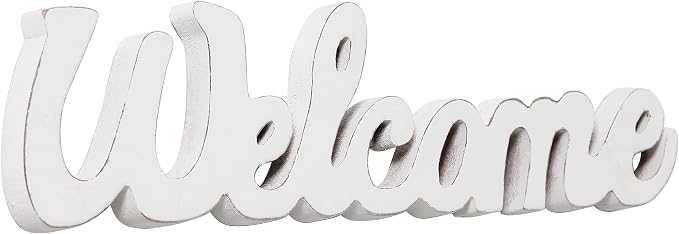 Rustic Wooden Outdoor Welcome Sign - Image 8