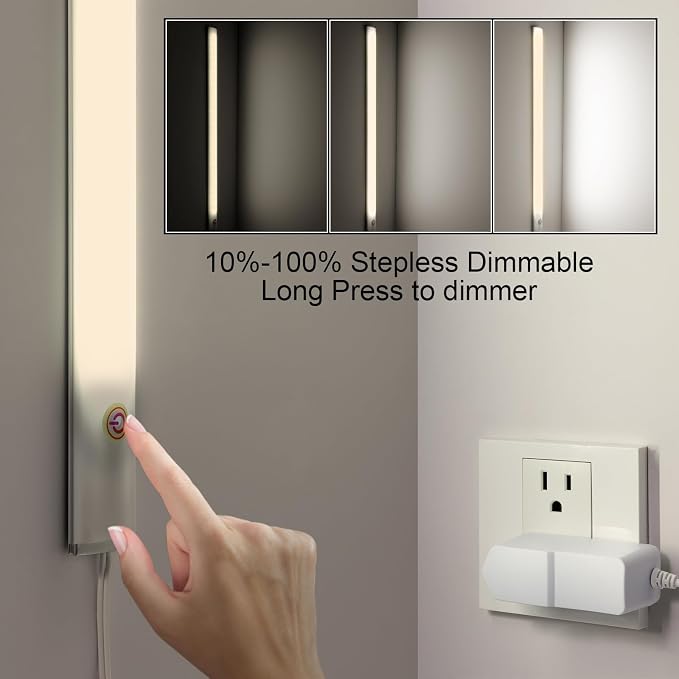 Under Cabinet Lighting Natural White 4000K, Dimmable Under Cabinet Lights - Image 4