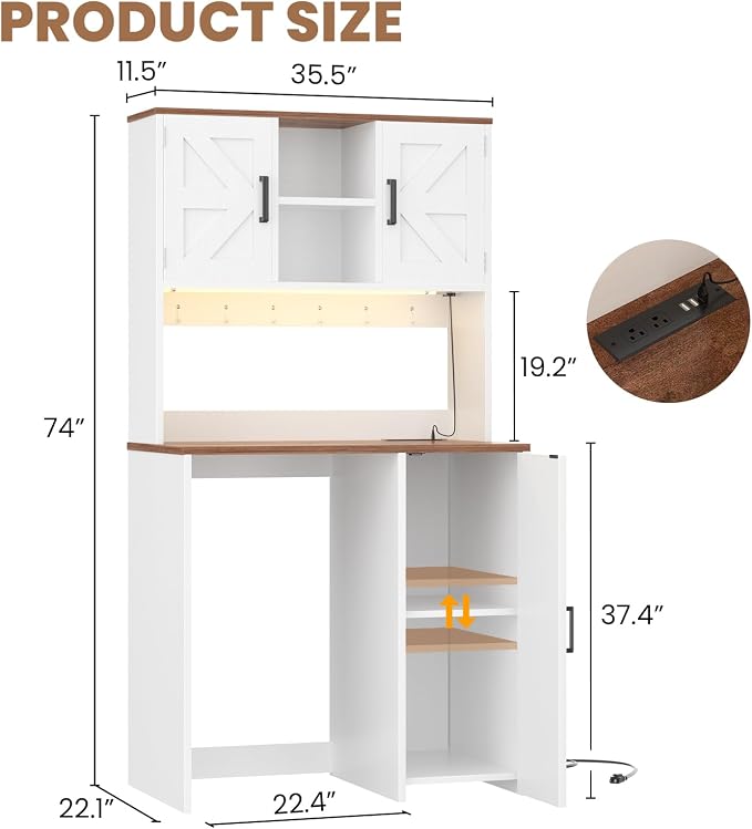 Unikito Mini Fridge Cabinet - Image 2