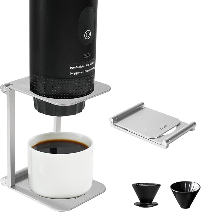 Pour over Dripper Stand, Portable & Foldable Espresso Machine Stand by Unknown
