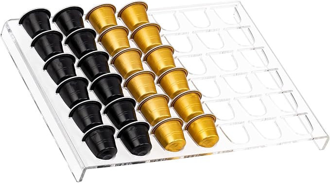 SUMERFLOS Coffee Pod Storage Organizer Tray Drawer, Holds 42 Capsules Compatible - Image 7