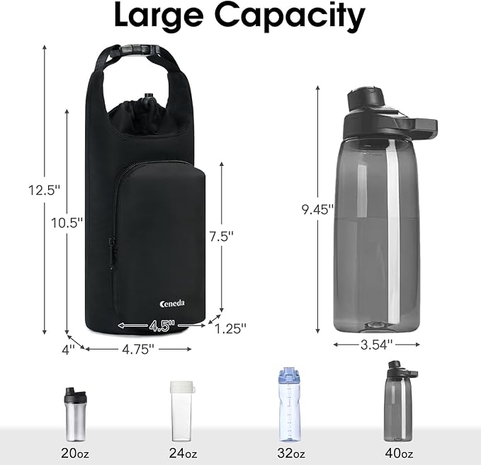 Ceneda Water Bottle Carrier Bag - Image 4