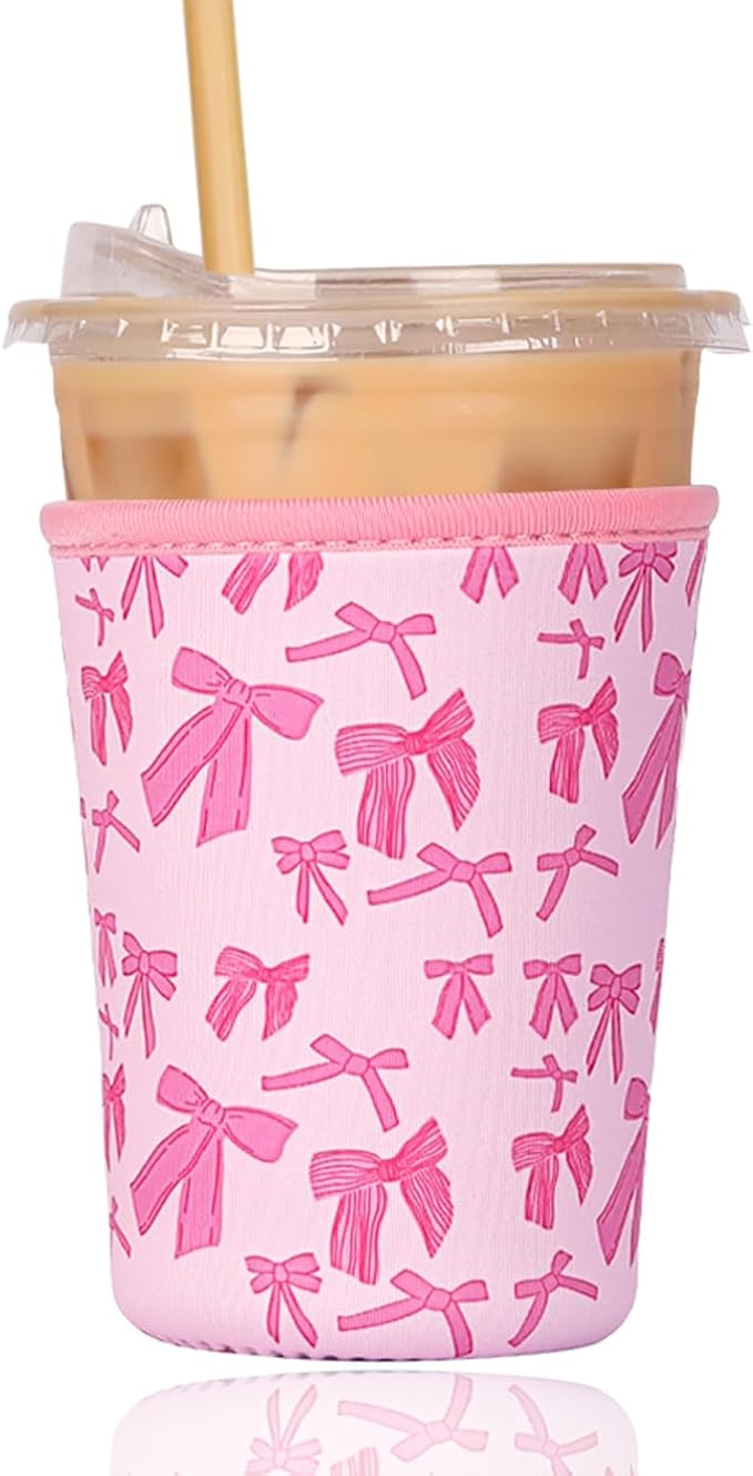 Reusable Insulated Sleeve for Iced Coffee Cup, Coffee Neoprene Sleeve for Cold by Unknown