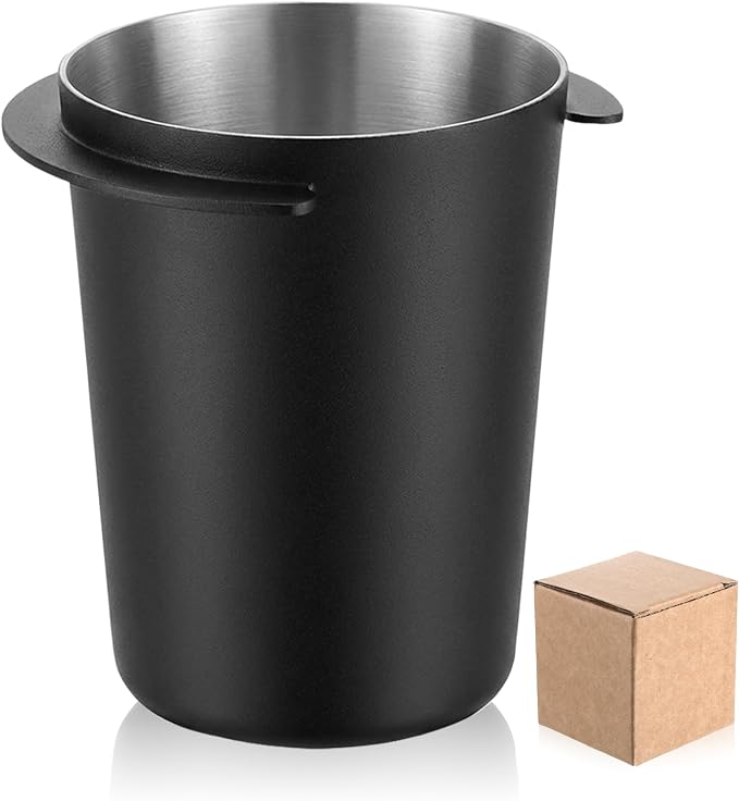 58mm Stainless Steel Coffee Bean Dosing Cup Coffee Dosing Cup Coffees Grinder by Unknown