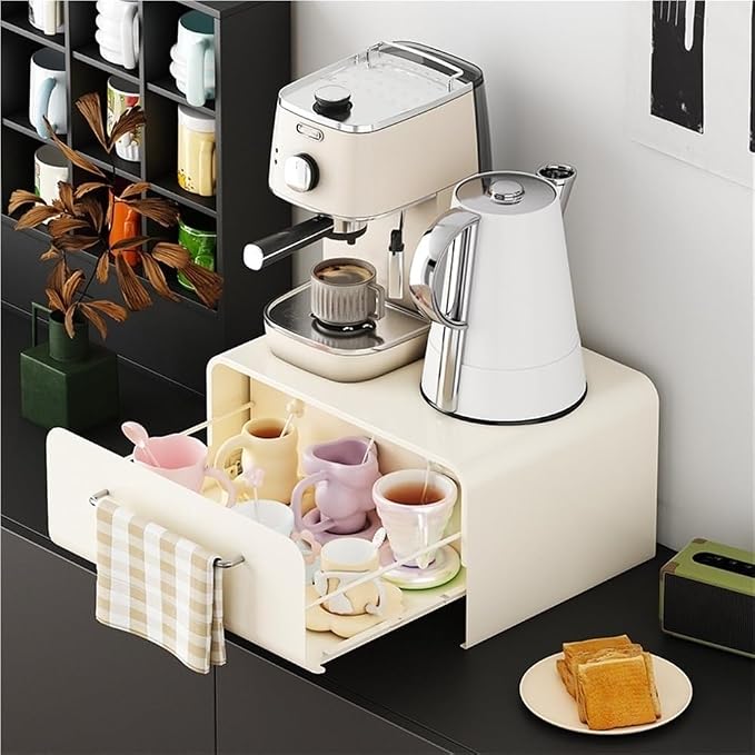 Single-Tier Coffee Machine Storage Rack，Modern and Minimalist Desktop Storage - Image 7