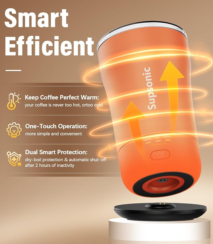 Supsonic - 14oz Heated Coffee Mug, Self-Heating Travel Mug - Image 3