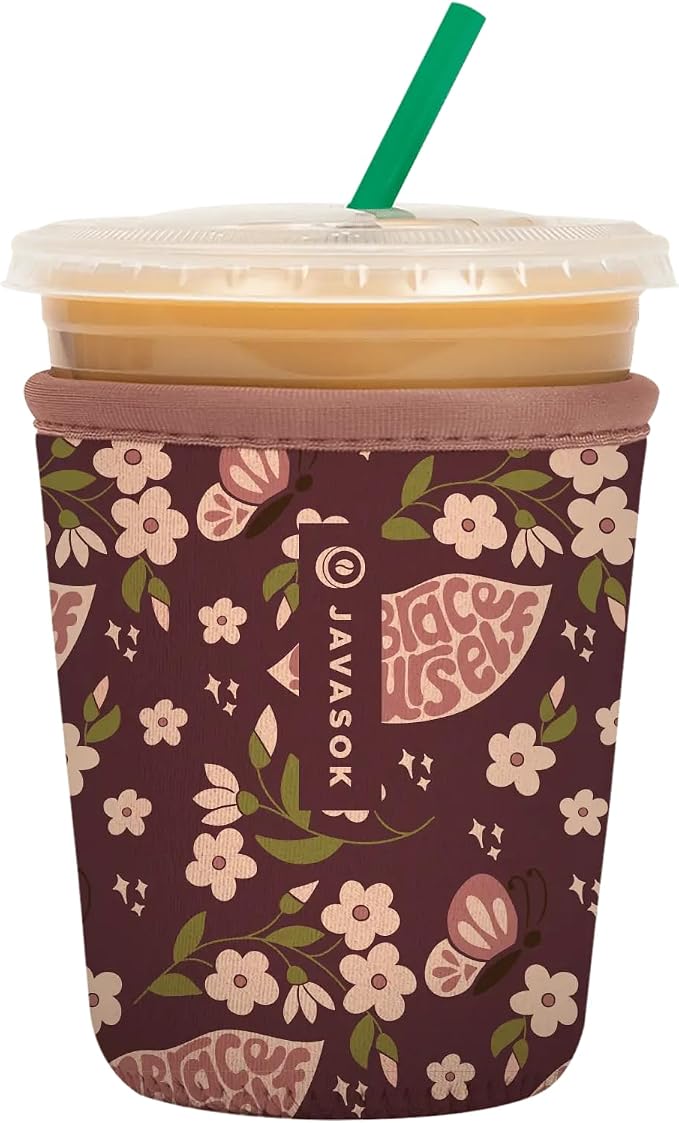Sok It JavaSok Iced Coffee & Cold Soda Insulated Neoprene Cup Sleeve by SokIt