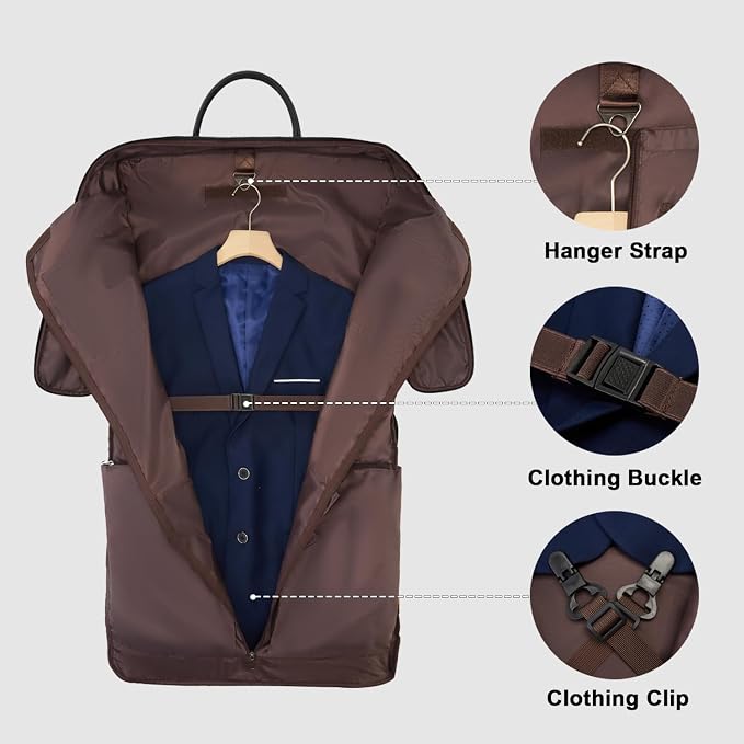 Garment Bag for Travel Large Carry on Garment Bags Men Women | Garment Suitcase - Image 2