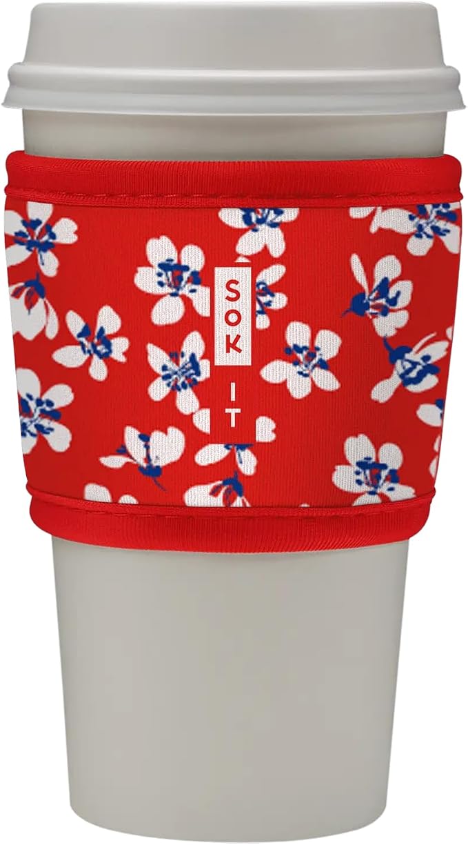 Sok It HotSok Coffee & Tea Reusable Insulated Neoprene Cup Sleeve by SokIt