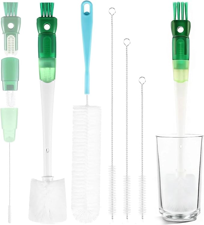 5 Pack Water Bottle Cleaner Brush Set by GDFPLXW
