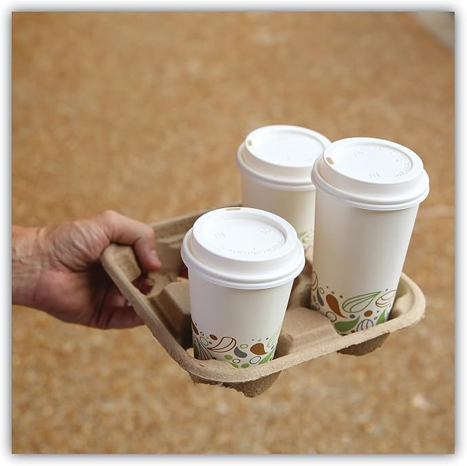Boardwalk BWK4CUPCARRIER Four Cup Carrier Tray - Image 2