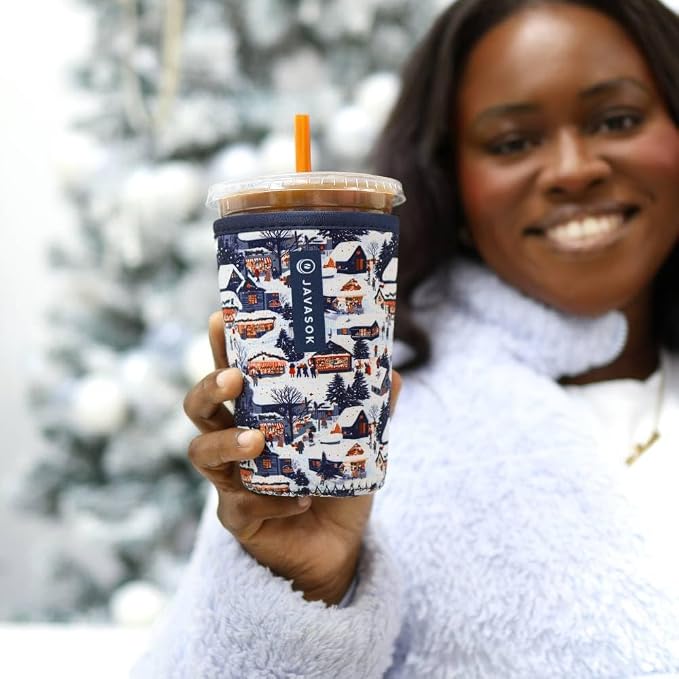 Sok It JavaSok Iced Coffee & Cold Soda Insulated Neoprene Cup Sleeve - Image 2