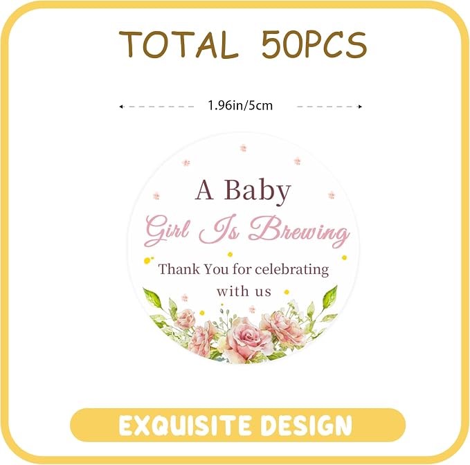 50pcs Girl is Brewing Stickers - Image 2