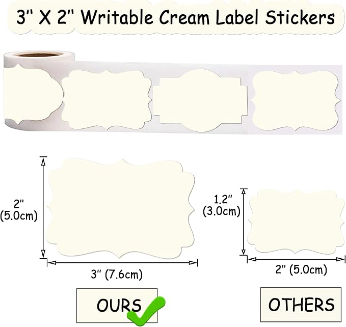 SALEMAR 200PCS Fancy Shape Sticker Labels - Image 2