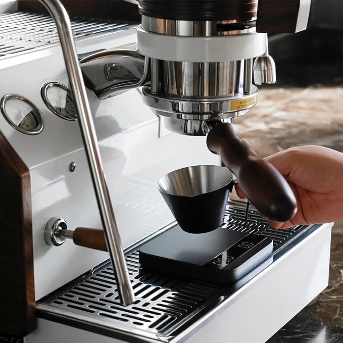 watchget Stainless Steel Espresso Cups, Single Spout & Scale Measuring Cup - Image 4