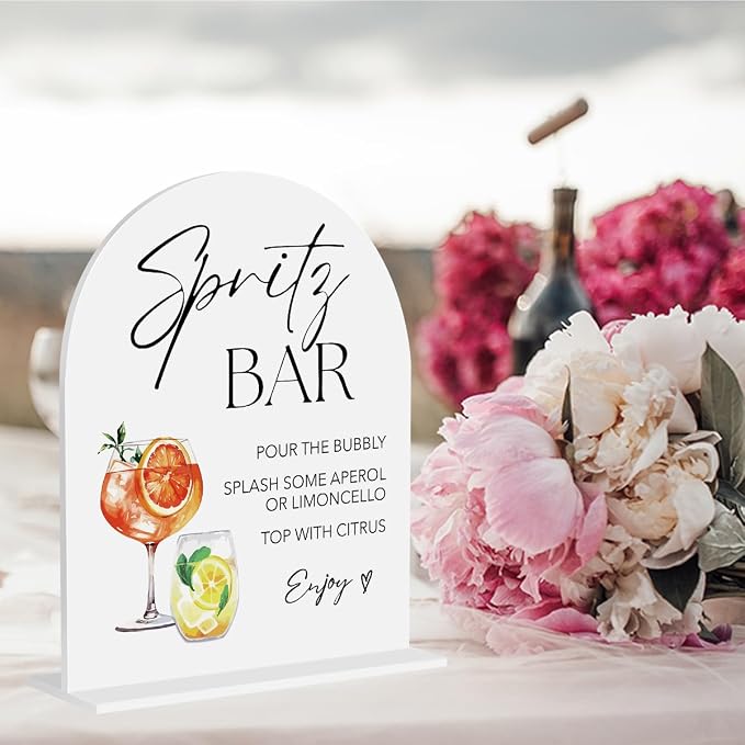 Spritz Bar Sign Aperol Spritz Decor Cocktail Drink Bar Sign - Image 4