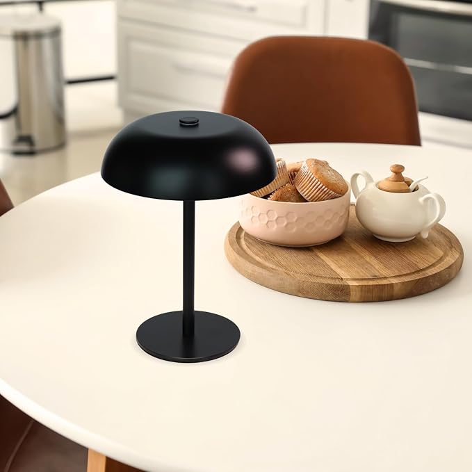 2 Pack Cordless Mushroom Table Lamp - Image 8