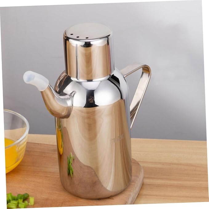 MAGICLULU 1pc Stainless Steel Oil Storage Bottle Oil Dispenser - Image 4