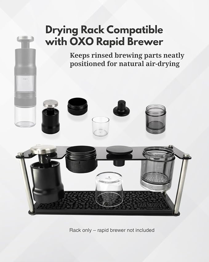 Drying Rack Compatible with OXO Brew Rapid Brewer, Countertop Coffee Brewer - Image 2