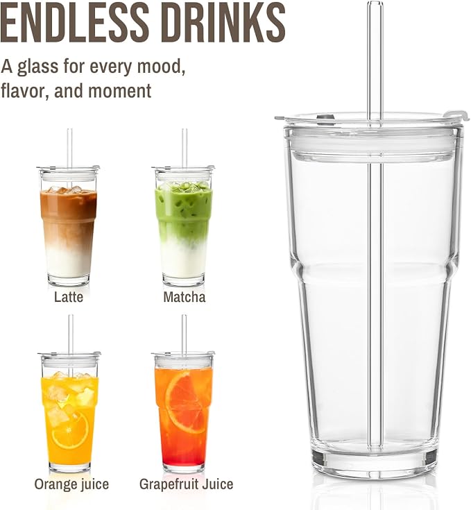 SoulTimes 20oz Glass Tumbler - Image 6